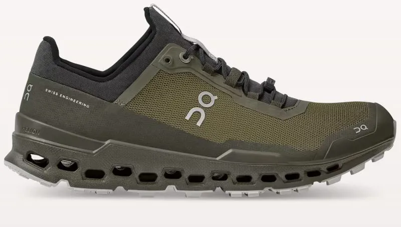 On Running Men's Cloudultra Running Shoes in Olive/Eclipse